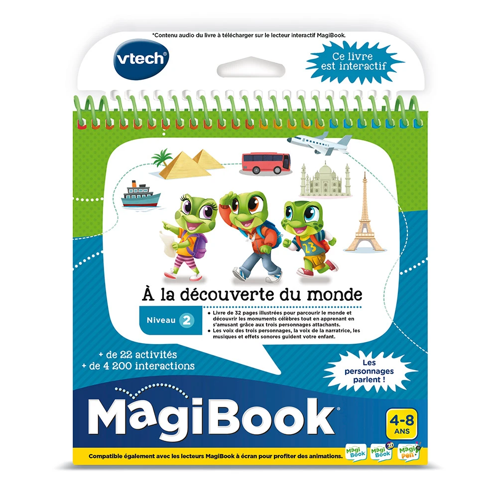 Livre Interactif à La Decouverte Du Monde - Livre Magibook - VTech 2 Livre Interactif à La Decouverte Du Monde - Livre Magibook - VTech – Image 2