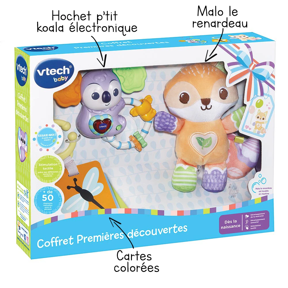 VTECH BABY Coffret Naissance - Premières Découvertes 2 VTECH BABY Coffret Naissance - Premières Découvertes – Image 2