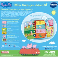 VTech Peppa Pig - Mon Livre-jeu éducatif 9 VTech Peppa Pig - Mon Livre-jeu éducatif -VTECH BABY Boutique 80 518005 peppa pig livre dos