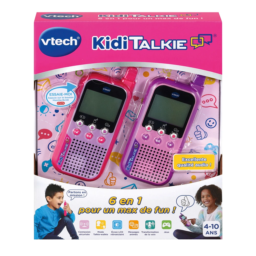 VTech Kidi Talkie Rose - Talkies-walkies 7 VTech Kidi Talkie Rose - Talkies-walkies – Image 7