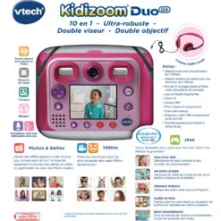 KidiZoom Duo DX Rose -VTECH BABY Boutique 80 520055 Kidizoom Duo DX rose dos