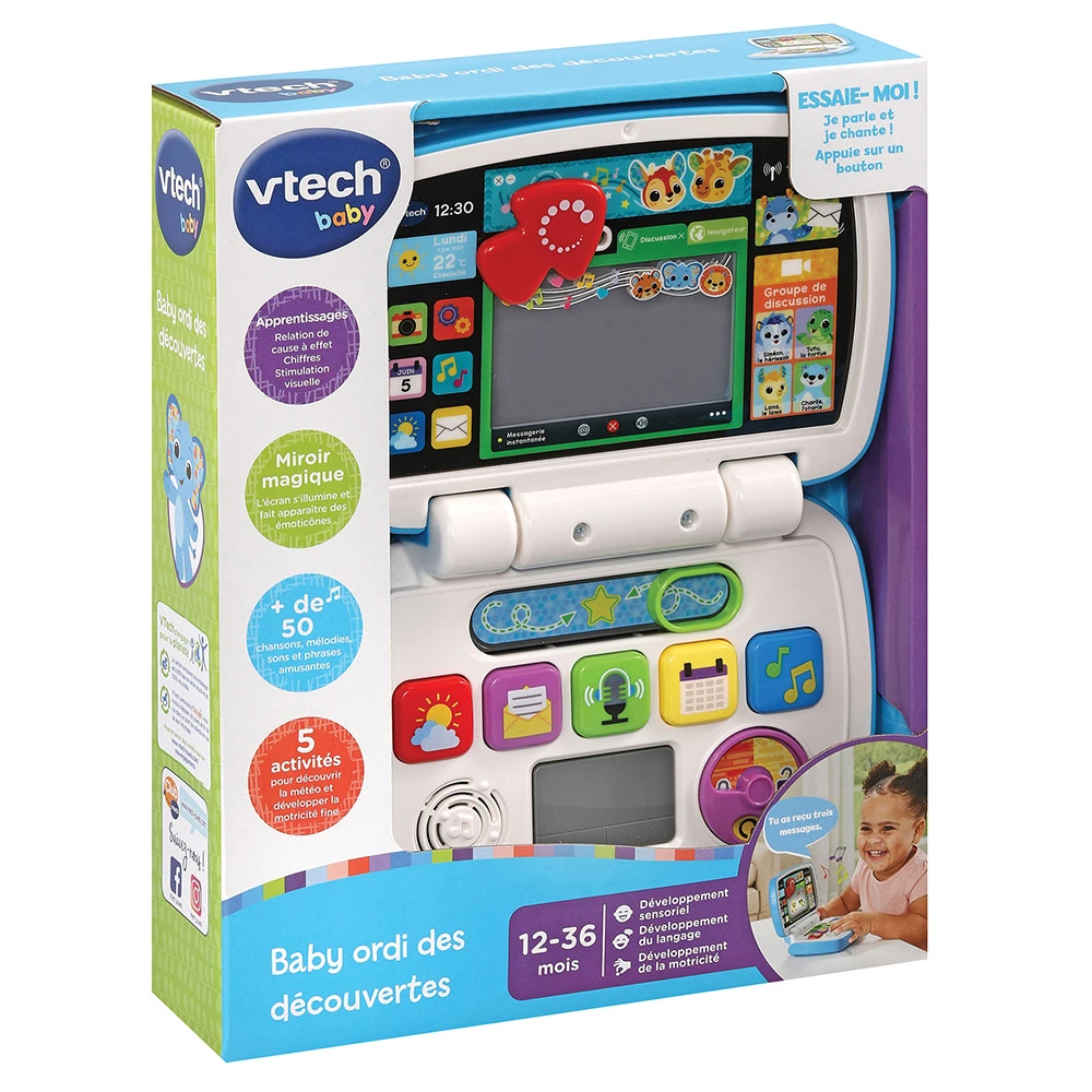 VTECH BABY Baby Ordi Des Découvertes 7 VTECH BABY Baby Ordi Des Découvertes – Image 7