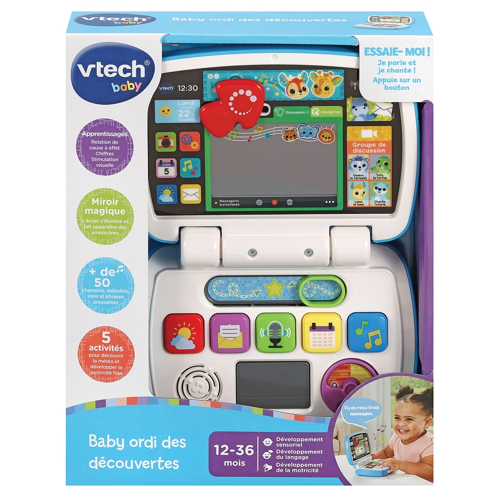 VTECH BABY Baby Ordi Des Découvertes 6 VTECH BABY Baby Ordi Des Découvertes – Image 6