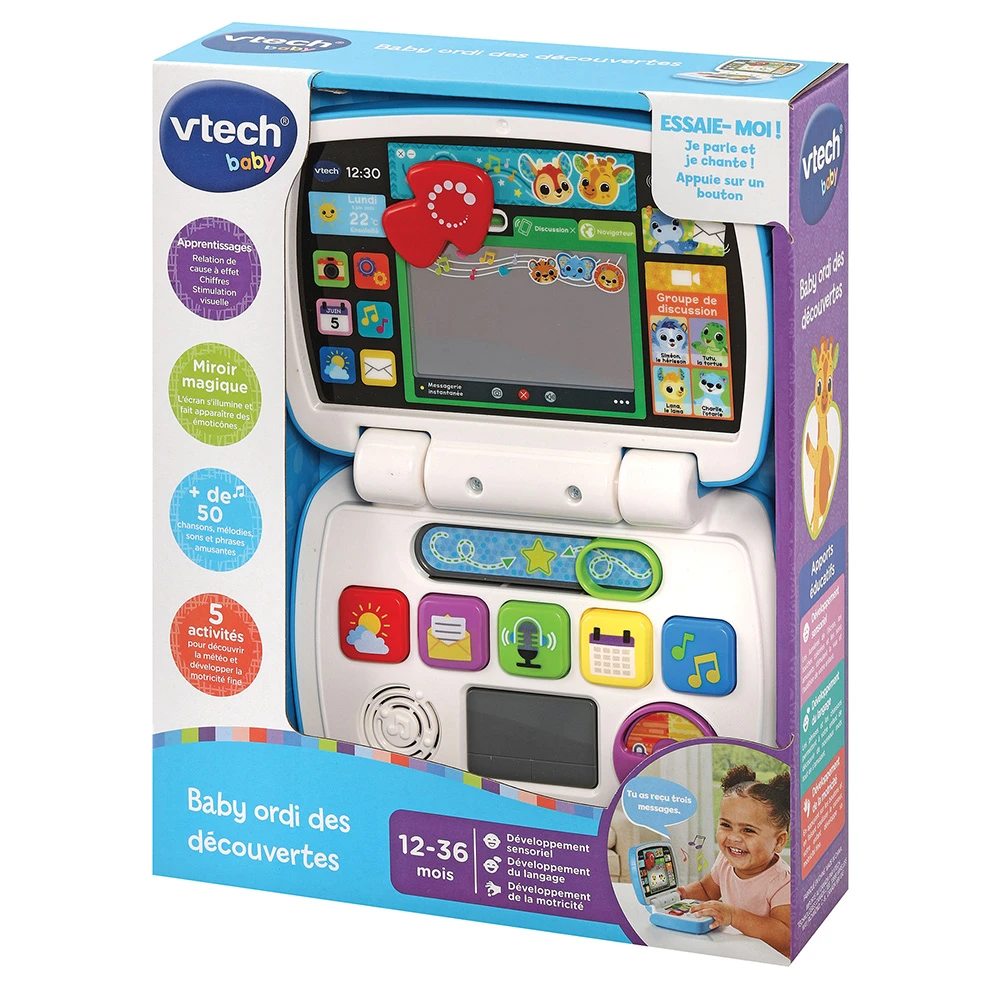 VTECH BABY Baby Ordi Des Découvertes 8 VTECH BABY Baby Ordi Des Découvertes – Image 8
