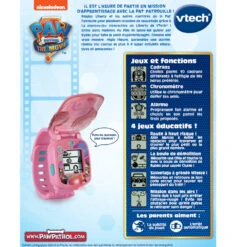 VTech Pat' Patrouille Le Film - La Montre-jeu Interactive De Liberty 13 VTech Pat' Patrouille Le Film - La Montre-jeu Interactive De Liberty -VTECH BABY Boutique 80 525555 dos boite