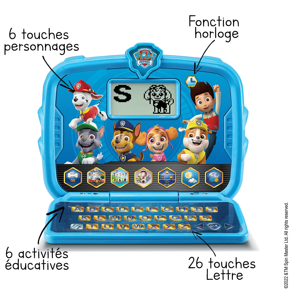 VTech Pat Patrouille - Mon Ordi Tablette éducatif 2 VTech Pat Patrouille - Mon Ordi Tablette éducatif – Image 2