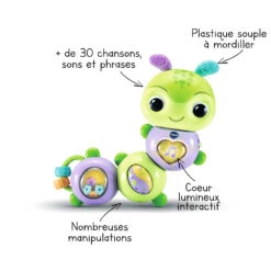 VTECH BABY Boutique 10 VTECH BABY Myrtille Twist Chenille - Jouet D'éveil