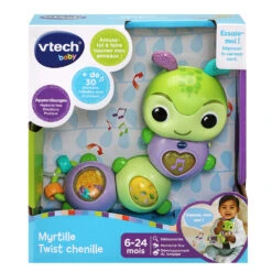 VTECH BABY Myrtille Twist Chenille - Jouet D'éveil 13 VTECH BABY Myrtille Twist Chenille - Jouet D'éveil -VTECH BABY Boutique 80 536405 PACKAGE RECTO 1