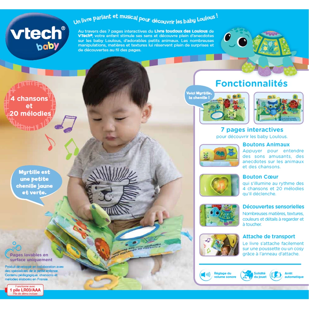 VTECH BABY Livre Toudoux Des Loulous - Baby Loulous 10 VTECH BABY Livre Toudoux Des Loulous - Baby Loulous – Image 10