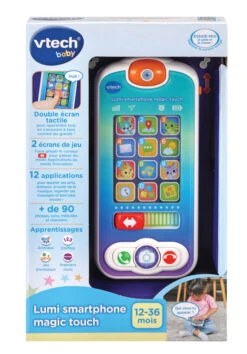 VTECH BABY Lumi Smartphone Magic Touch - Telephone Interactif 12 VTECH BABY Lumi Smartphone Magic Touch - Telephone Interactif -VTECH BABY Boutique 80 537605 PACKAGE RECTO 1