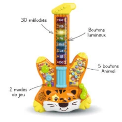 VTECH BABY Guitare Electrique Enfant Tigre - Jungle Rock - VTech