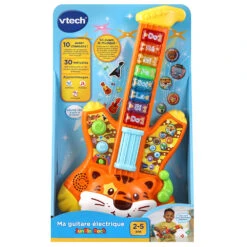 VTECH BABY Guitare Electrique Enfant Tigre - Jungle Rock - VTech 10 VTECH BABY Guitare Electrique Enfant Tigre - Jungle Rock - VTech -VTECH BABY Boutique 80 537805 PACKAGE RECTO 1