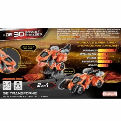 Furex, Le Super T-Rex - Fire - Véhicules Interactifs -VTECH BABY Boutique 80 538005 dos boite
