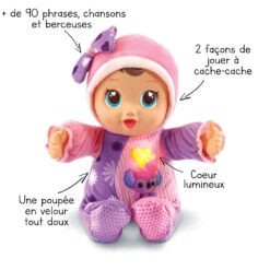 Poupée Emma Cache-cache Bébé - Poupée Little Love -VTECH BABY Boutique 80 538205 Little Love Emma joue C3A0 cache cache flC3A8ches
