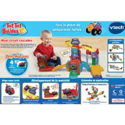 Maxi Circuit Cascades - Tut Tut Bolides -VTECH BABY Boutique 80 540505 dos boite