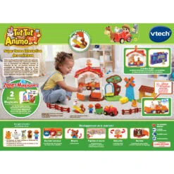 Super Ferme Interactive Des Animaux - Tut Tut Animo 9 Super Ferme Interactive Des Animaux - Tut Tut Animo -VTECH BABY Boutique 80 540605 dos boite