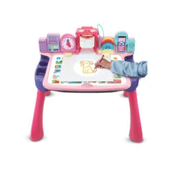 VTech Magi Bureau Interactif 5 En 1 Rose -VTECH BABY Boutique 80 540955 3