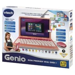 VTech Genio, Mon Premier Vrai Ordi ! (rose) 16 VTech Genio, Mon Premier Vrai Ordi ! (rose) -VTECH BABY Boutique 80 541055 10