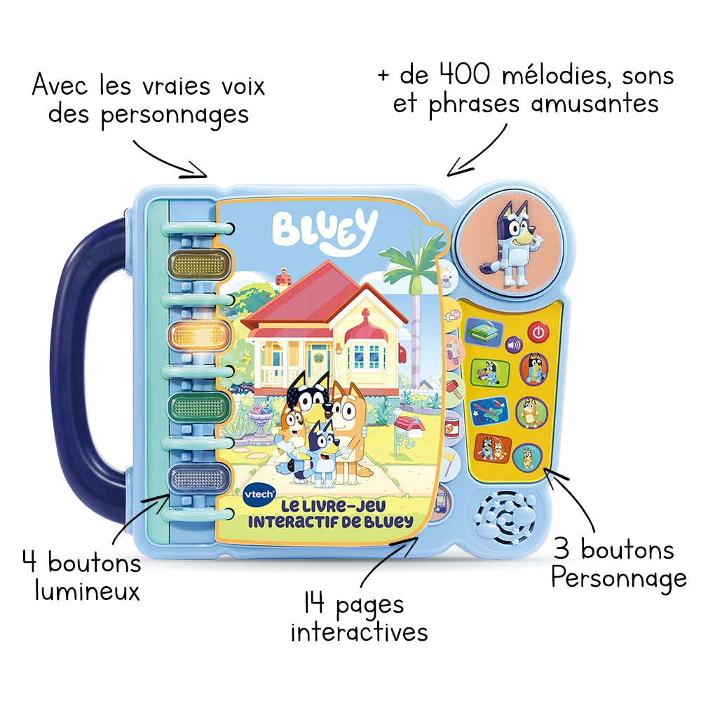 VTech Mon Livre-jeu Interactif De Bluey 2 VTech Mon Livre-jeu Interactif De Bluey – Image 2
