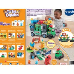 Super Camion-parc SOS Dinos - Tut Tut Copains -VTECH BABY Boutique 80 542105 dos boite