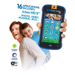 KidiCom MAX 3.0 Bleu - Portable Sécurisé Enfant -VTECH BABY Boutique 80 546505 CAT