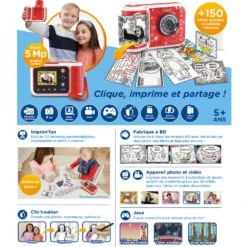 Kidizoom Print Cam -VTECH BABY Boutique 80 549185 dos boite
