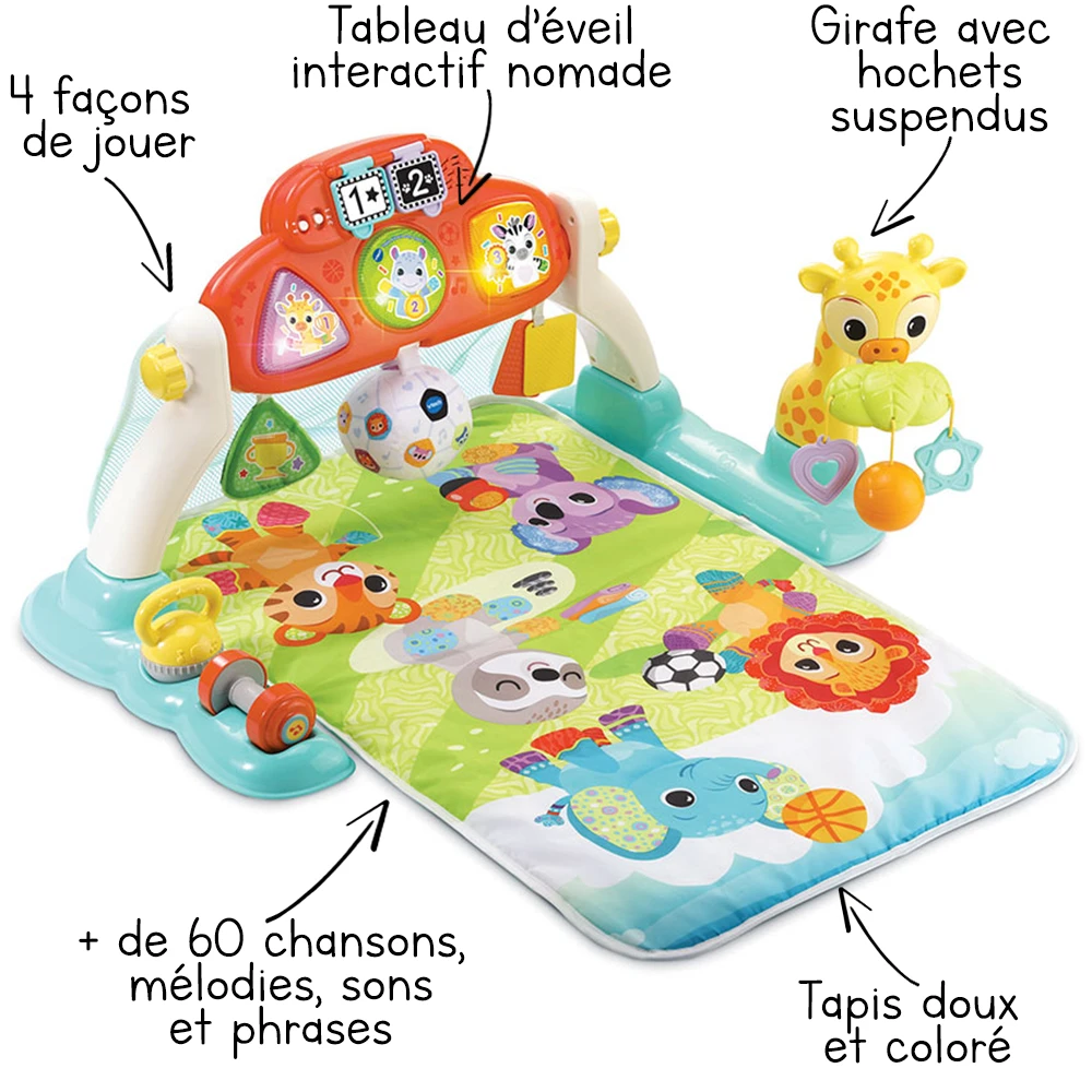 VTECH BABY Tapis D'éveil Baby Sport 4 En 1 2 VTECH BABY Tapis D'éveil Baby Sport 4 En 1 – Image 2