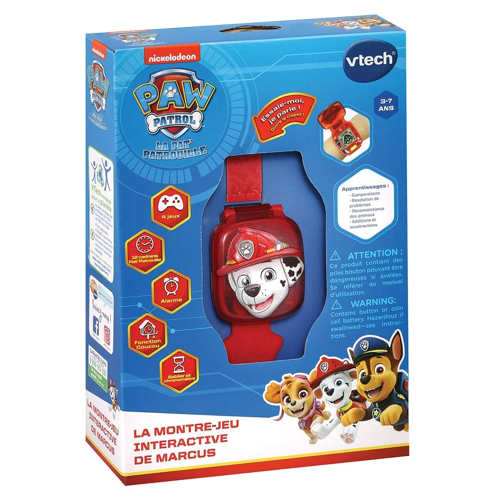 VTech Pat Patrouille - La Montre-jeu Interactive De Marcus 5 VTech Pat Patrouille - La Montre-jeu Interactive De Marcus – Image 5