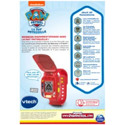 VTech Pat Patrouille - La Montre-jeu Interactive De Marcus 11 VTech Pat Patrouille - La Montre-jeu Interactive De Marcus -VTECH BABY Boutique 80 551665 dos boite