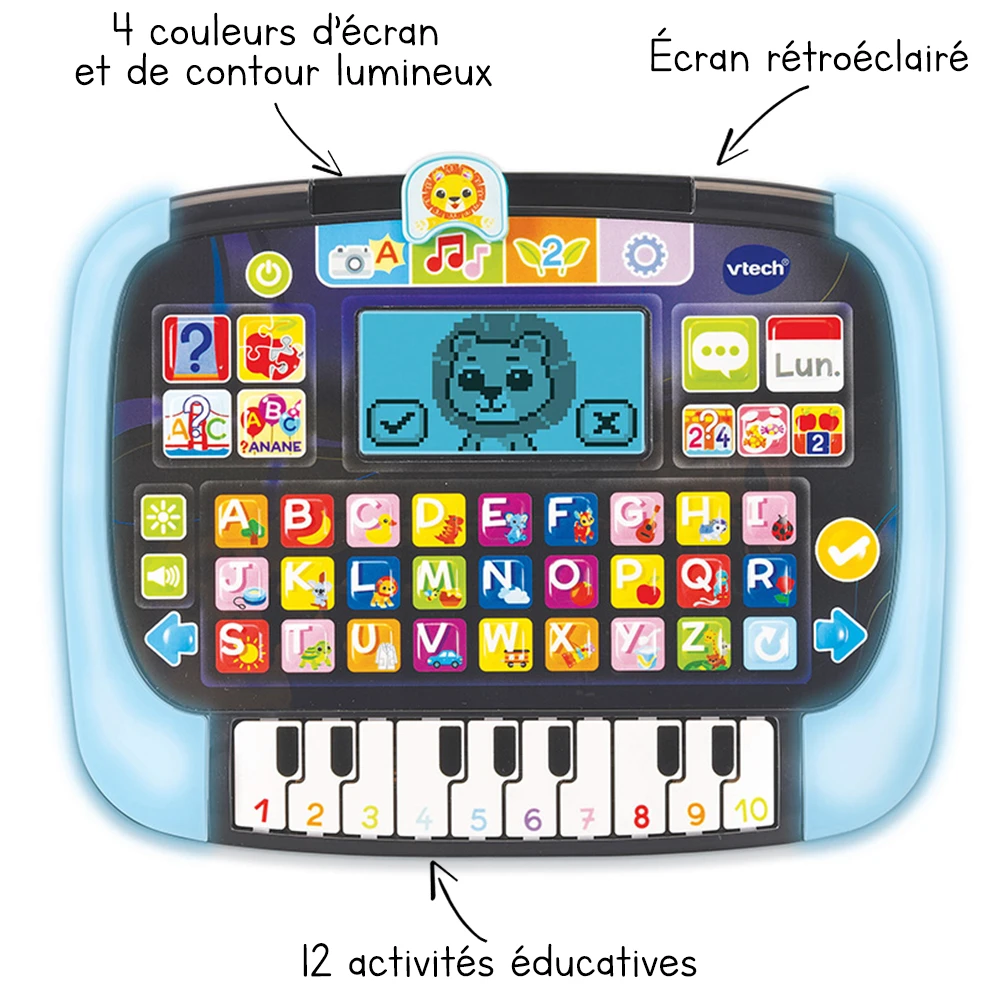 VTech Tablette P'tit Genius Magic Light - Tablette Pour Enfant 2 VTech Tablette P'tit Genius Magic Light - Tablette Pour Enfant – Image 2