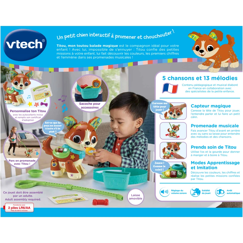 VTech Titou, Mon Toutou Balade Magique 8 VTech Titou, Mon Toutou Balade Magique – Image 8