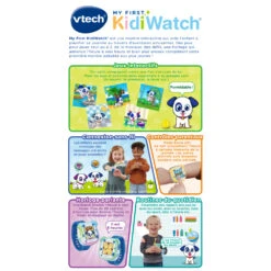 KidiWatch - Bleu -VTECH BABY Boutique 80 552805 dos boite