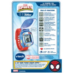 VTech La Montre-jeu Interactive De Spidey 11 VTech La Montre-jeu Interactive De Spidey -VTECH BABY Boutique 80 554305 dos boite