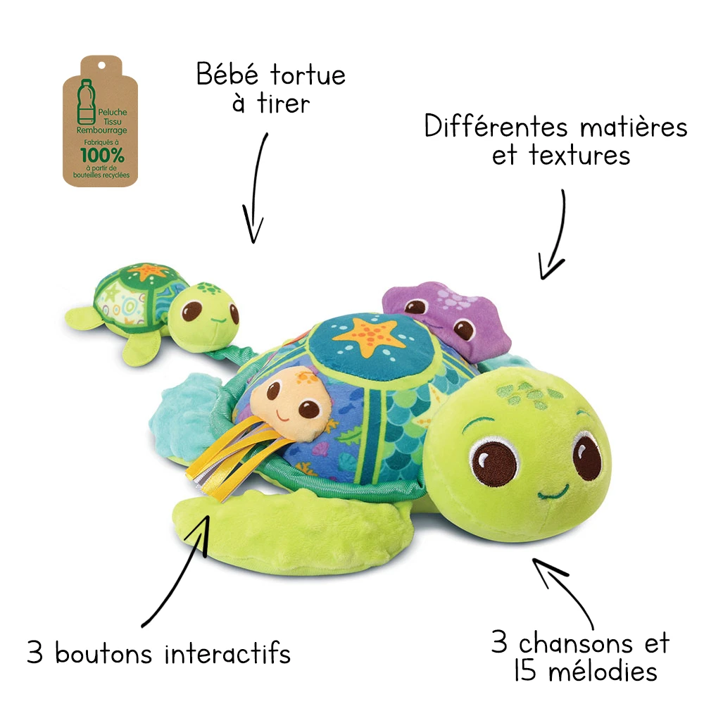 VTECH BABY Juju, Maman Tortue éveil Des Sens 2 VTECH BABY Juju, Maman Tortue éveil Des Sens – Image 2