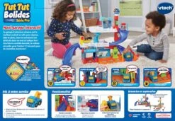 Maxi Garage Interactif - Série Pro -VTECH BABY Boutique 80 556605 dos boC3AEte