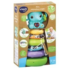 VTech Nino, éléphanteau Empilo 3 En 1 12 VTech Nino, éléphanteau Empilo 3 En 1 -VTECH BABY Boutique 80 557505 5