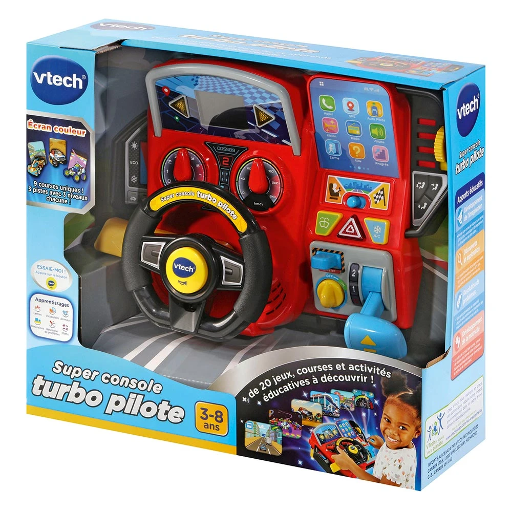 VTech Super Console Turbo Pilote 8 VTech Super Console Turbo Pilote – Image 8