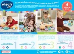 VTECH BABY Mon Coussin D'éveil Sensoriel -VTECH BABY Boutique 80 560505 dos boC3AEte