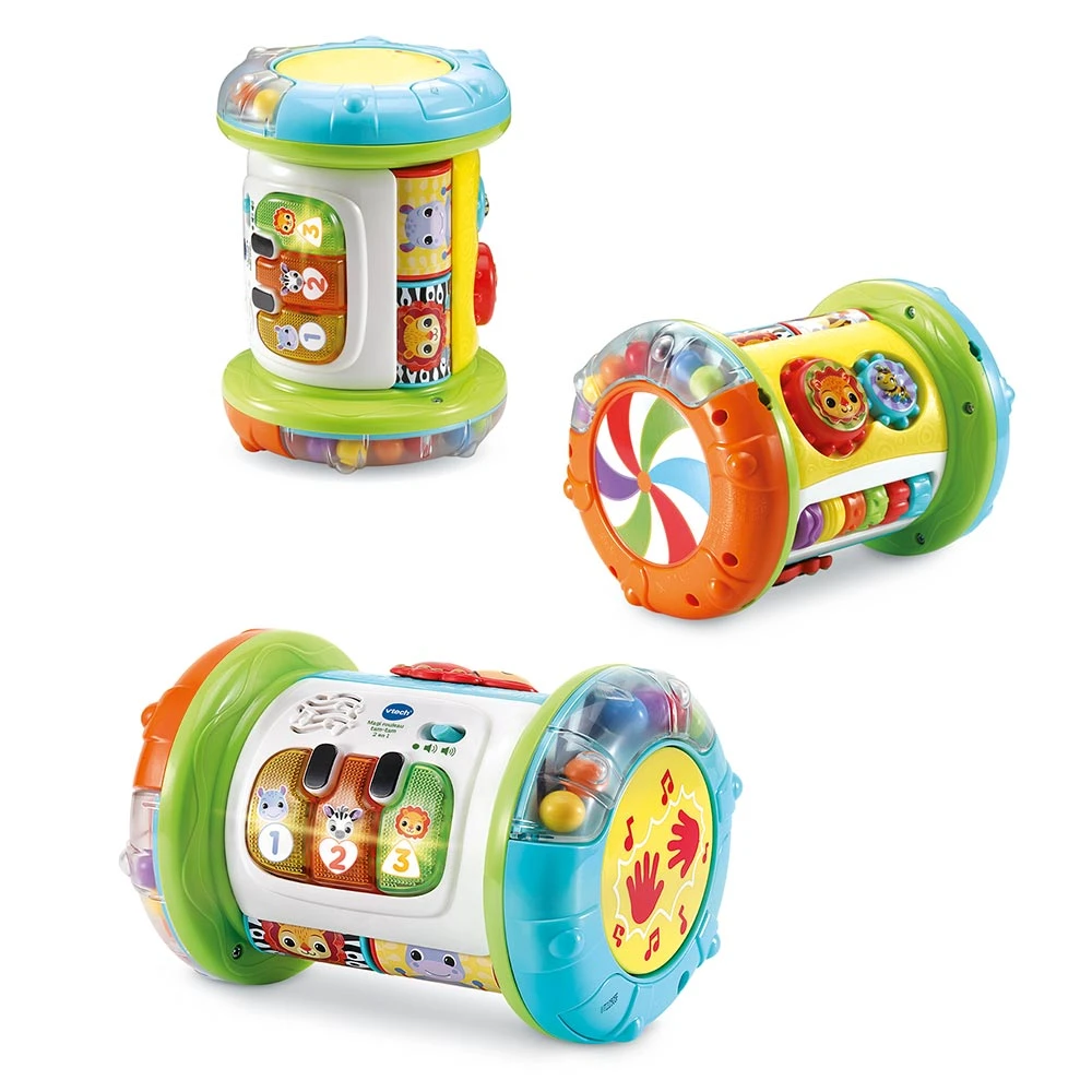 VTECH BABY Magi Rouleau Tam-tam 3 En 1 5 VTECH BABY Magi Rouleau Tam-tam 3 En 1 – Image 5