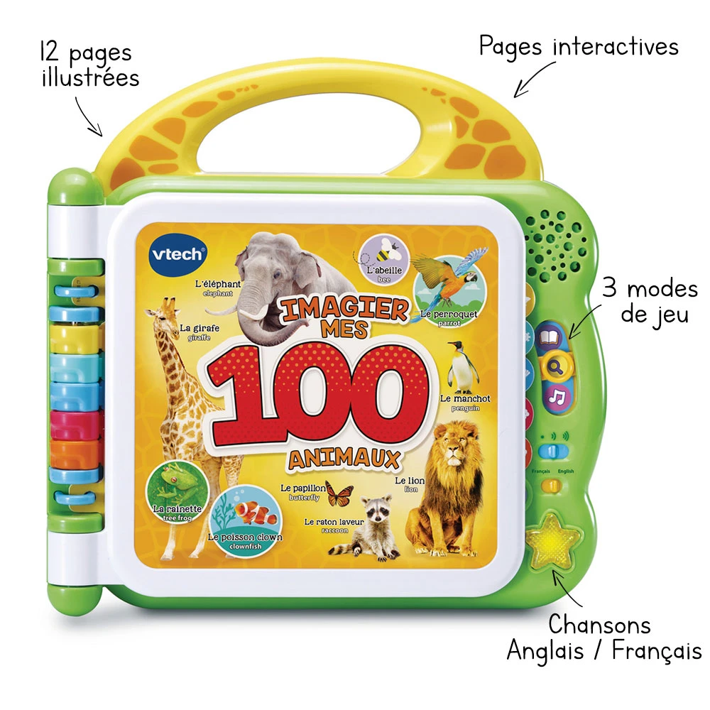 VTECH BABY Mon Imagier Des Animaux Bilingue 1 VTECH BABY Mon Imagier Des Animaux Bilingue