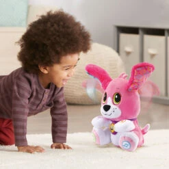 VTECH BABY Toutou Parle Avec Moi Rose - Peluche Interactive 10 VTECH BABY Toutou Parle Avec Moi Rose - Peluche Interactive -VTECH BABY Boutique 80 610155 3