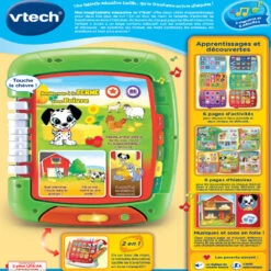 VTech Mon Imagi'tablette Interactive -VTECH BABY Boutique 80 611205 Mon imagitablette interactive dos