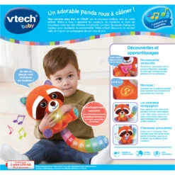 VTECH BABY Noa Compte Avec Moi - Jouet Interactif -VTECH BABY Boutique 80 612105 noa compte avec moi dos