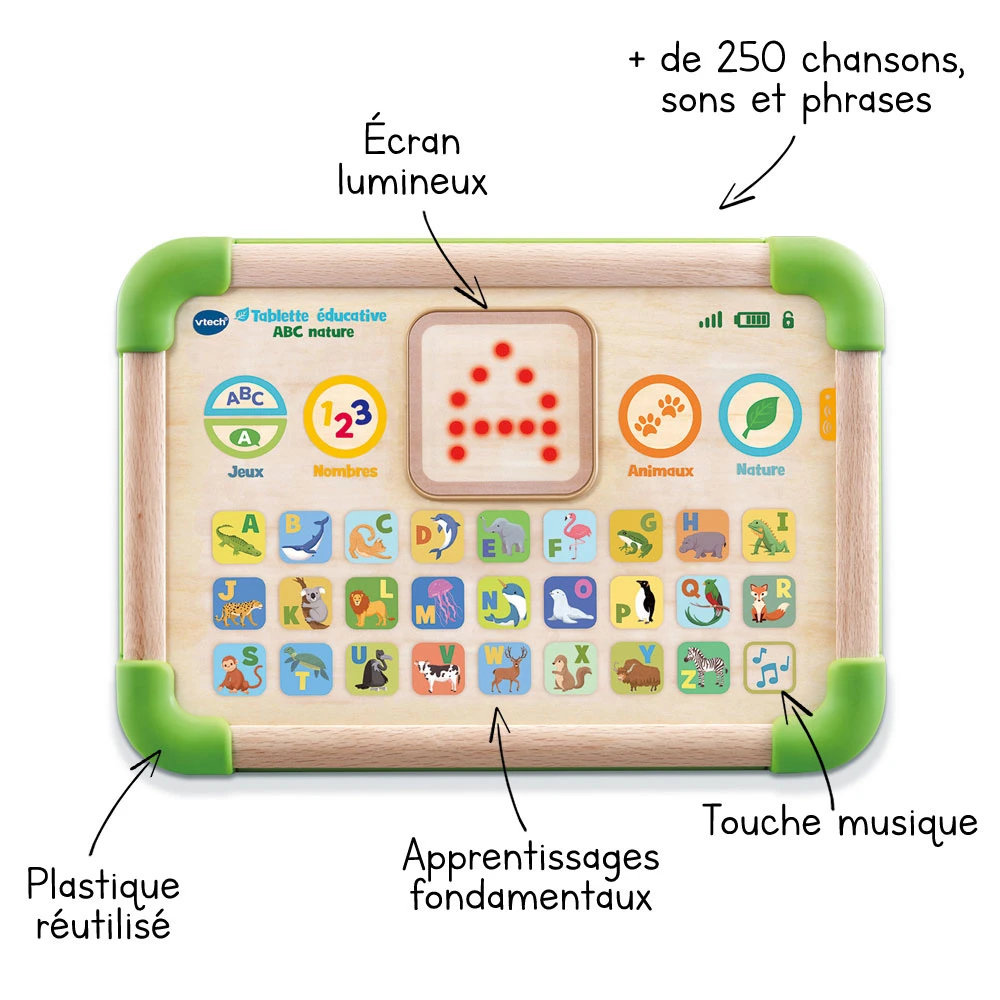 VTech Tablette éducative ABC Nature 2 VTech Tablette éducative ABC Nature – Image 2