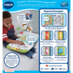VTech Mon Premier Dictionnaire Parlant -VTECH BABY Boutique 80 614405 dos boite