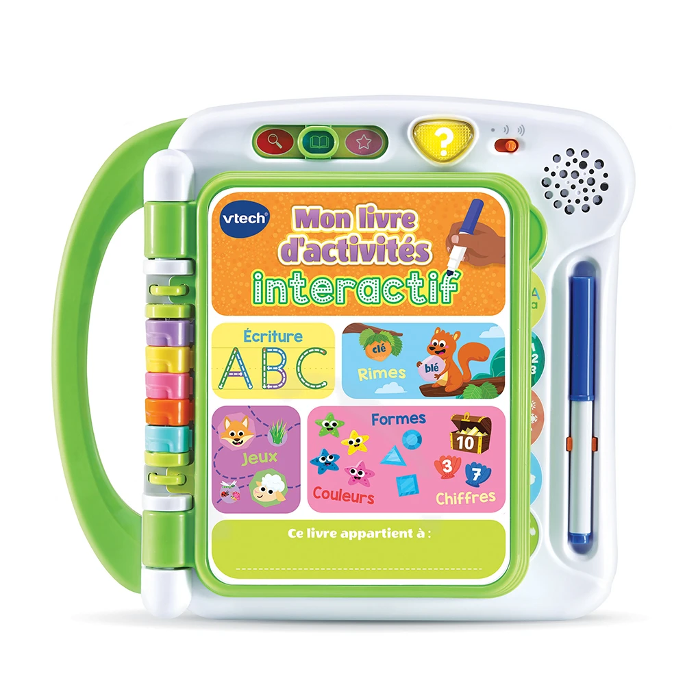 VTech Mon Livre D'activités Interactif - J'écris, Je Joue Et J'apprends 1 VTech Mon Livre D'activités Interactif - J'écris, Je Joue Et J'apprends