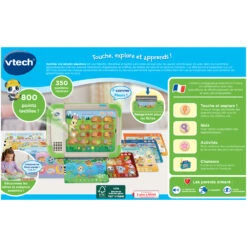 VTech TactiKid, Ma Tablette éducative 7 VTech TactiKid, Ma Tablette éducative -VTECH BABY Boutique 80 616505 dos boite