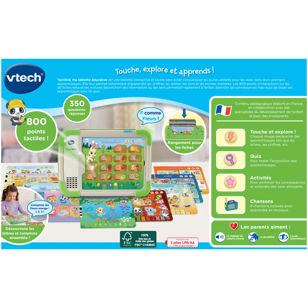 VTech TactiKid, Ma Tablette éducative 4 VTech TactiKid, Ma Tablette éducative – Image 4