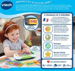 VTech TactiKid Pocket Apprenti Lecture 23 VTech TactiKid Pocket Apprenti Lecture -VTECH BABY Boutique 80 616805 dos boC3AEte