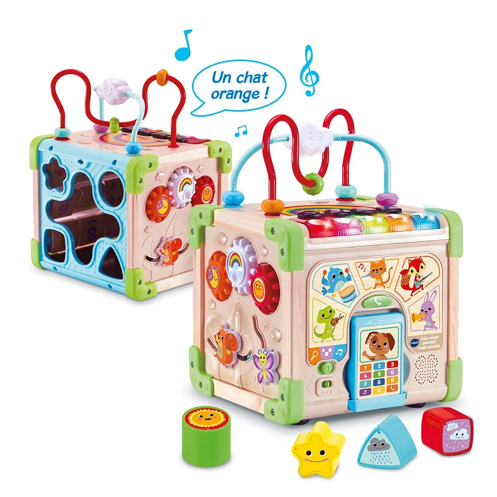VTECH BABY Cube Nature Interactif Multiactivité 4 VTECH BABY Cube Nature Interactif Multiactivité – Image 4